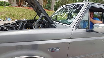 1992 Ford F-150 with 5.0 and open long tube headers