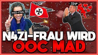 N4ZI FRAU wird OOC MAD