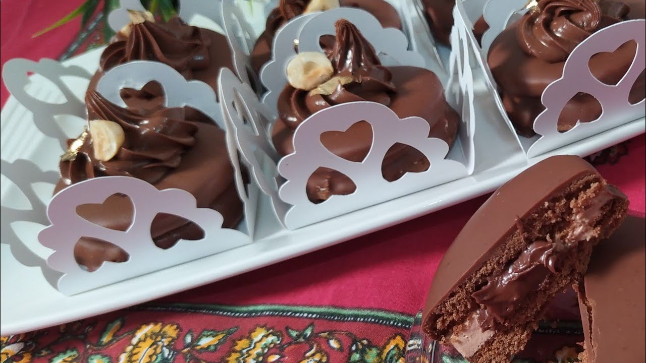 حلويات العيد 2020/ الحلوى الاكثر طلبا 😍 صابلي بموس شوكولا 😋 من اروع الوصفات لي ممكن تجربوها