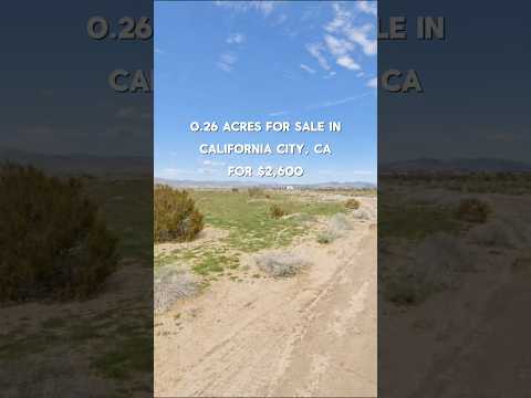 0.26 acre lot in California for $2,600. #california #land #realestate #shorts #property #landcentury