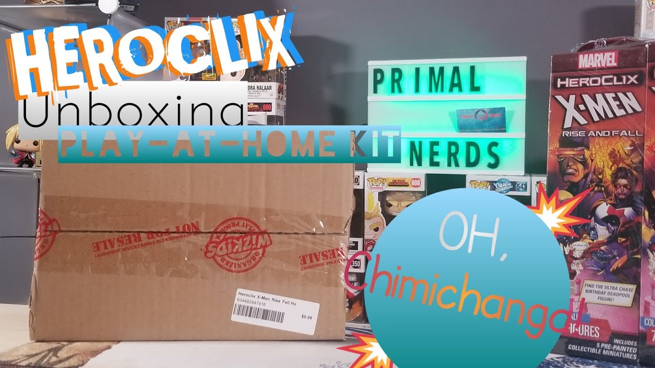 HEROCLIX | Play-at-Home kit Unboxing | X-Men: Rise and Fall