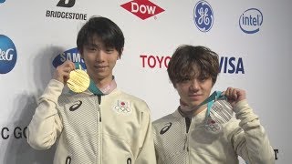 羽生を「追い続ける」 銀メダルの宇野 成長誓う