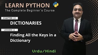 Learn Python: Dictionaries | How to Find All the Keys in a Python Dictionary