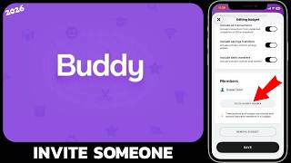 How to Invite Someone to a Shared Budget in Buddy Budget Planner (2026 Guide)?