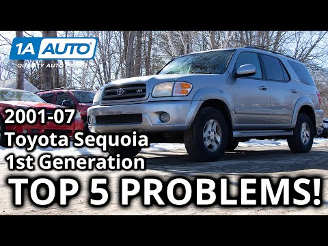Top 5 Problems Toyota Sequoia SUV 1st Generation 2001-07