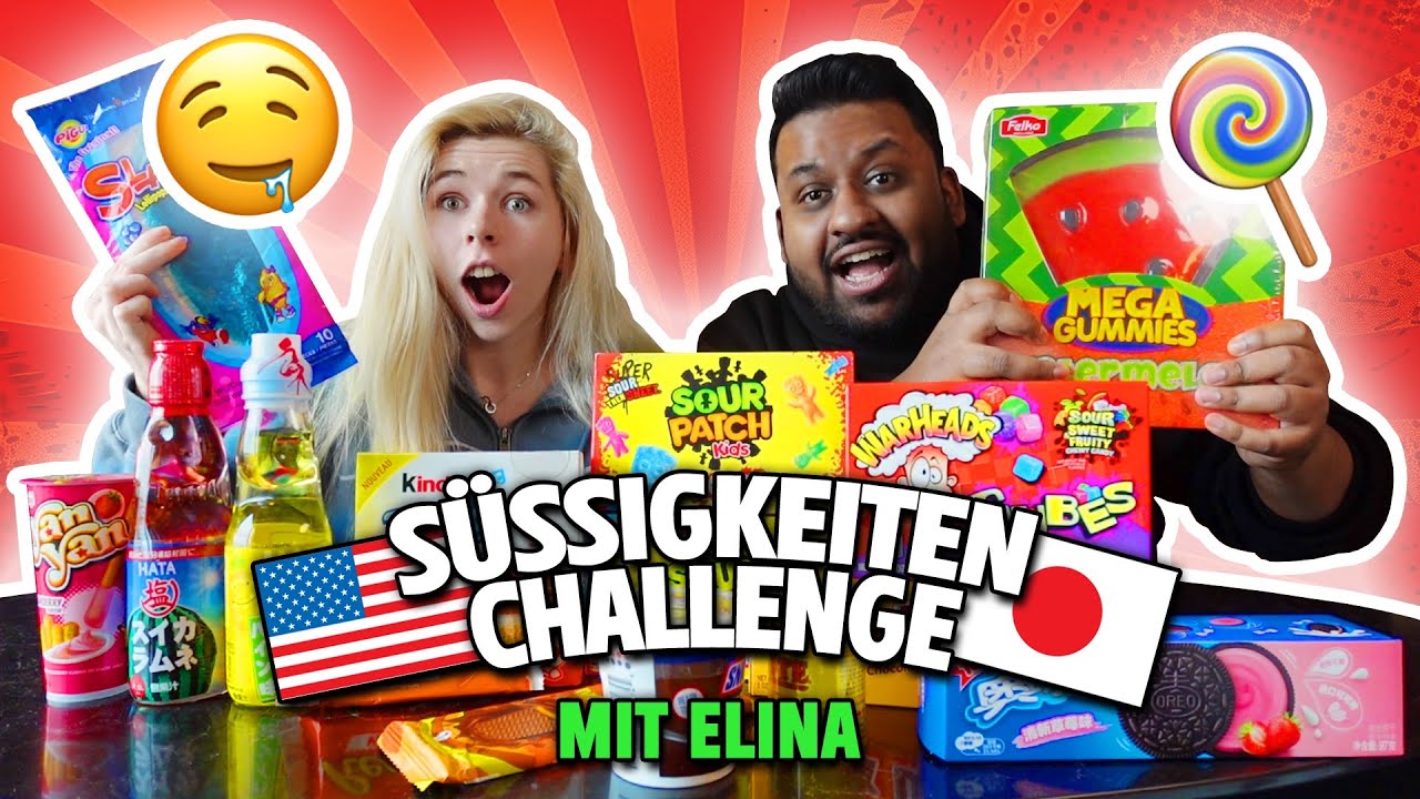 ELINA UND GAMBO TESTEN SÜßIGKEITEN AUS DER GANZEN WELT! 😋🍭