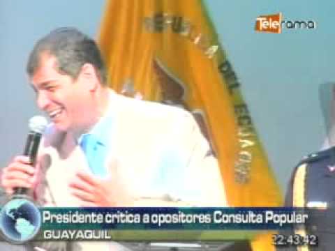 Presidente critica a opositores Consulta Popular - YouTube