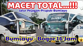 Suasana Mudik Lebaran 2023 Bersama DAMRI || Macet Total Jalur Pejagan Prupuk. Part,01