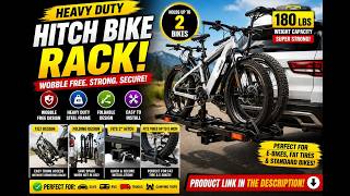 Heavy Duty Hitch Bike Rack | Best 2-Bike Rack for SUV & E-Bike