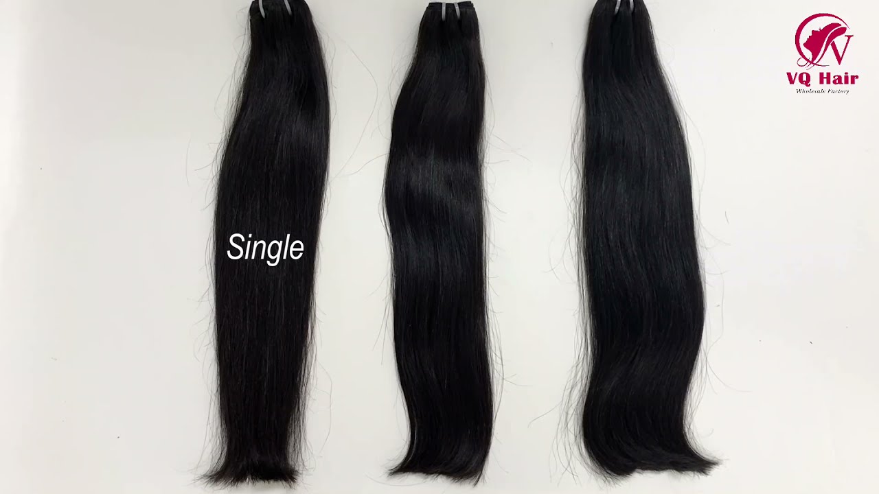 How to classify single, double, and super double drawn hair? | VQ Hair ...