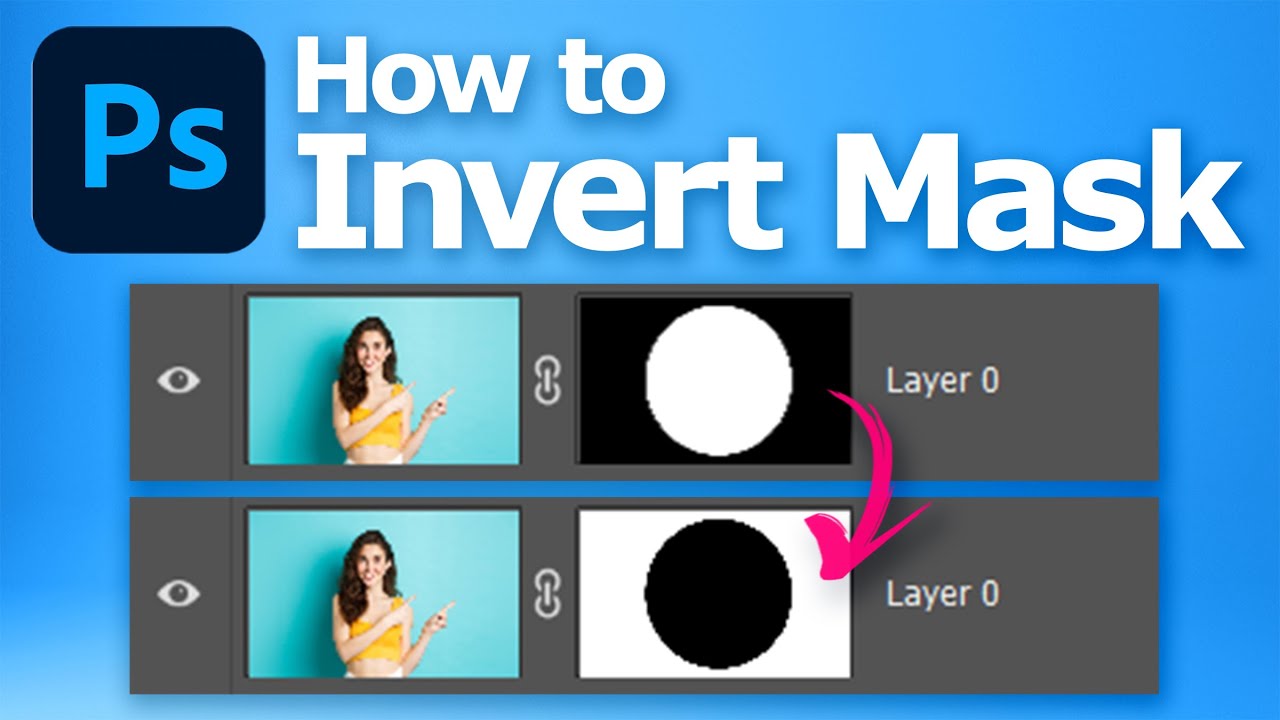 How to invert mask in Photoshop - YouTube