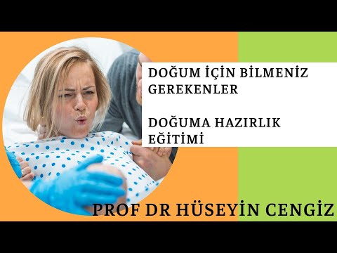 DOĞUMA HAZIRLIK EĞİTİMİ 🤰🤰🤰 (Doğum eylemi,  Zor Doğum, Normal Doğum, (Prof Dr Hüseyin CENGİZ)