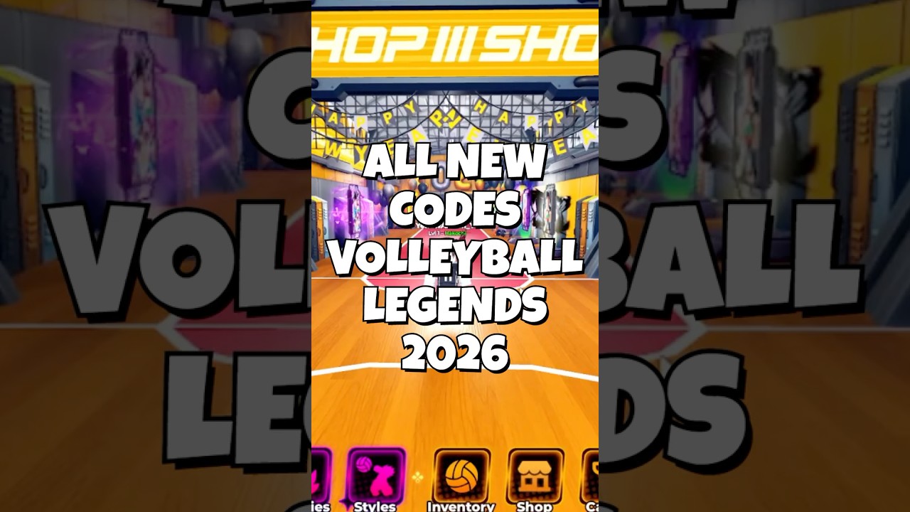 All New Codes in Volleyball Legends Roblox (Update)