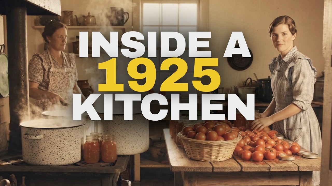 Inside a 1925 Kitchen — Before Food Became Fast - YouTube