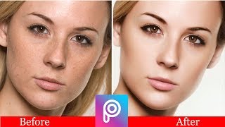 PicsArt Tutorial: How to Quickly Smooth Skin and Remove Blemishes & Scars | Arfat Creation screenshot 5