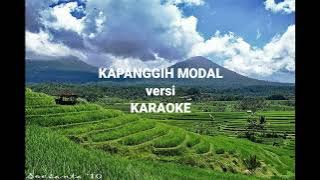KAPANGGIH MODAL versi KARAOKE