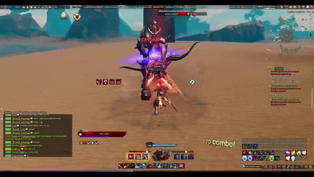 Blademaster Solo  Farm Deathly Atoll Mechanic Solo Archer Centaur