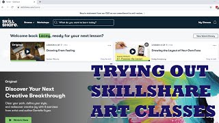 An artist tries Skillshare - Is it worth the money?
