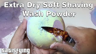 Satisfying Extra Dry Soft Shaving Wash Powder | ASMR screenshot 5