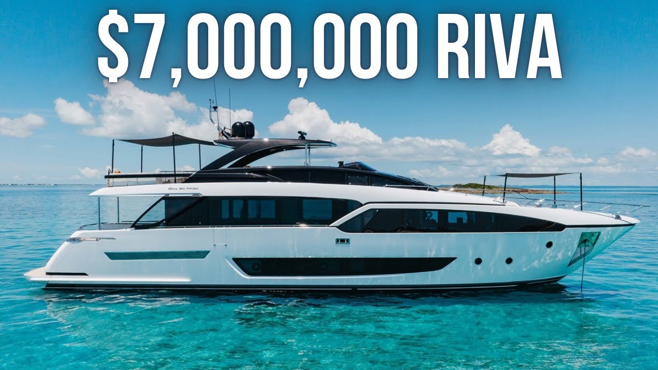 ⁣$7,000,000 Riva 90 Argo SuperYacht Tour