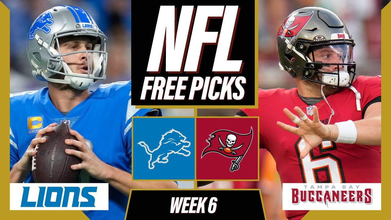 LIONS vs. BUCCANEERS NFL Picks and Predictions (Week 6) NFL Free