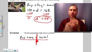 4.3 Solving Equations by Adding or Subtracting