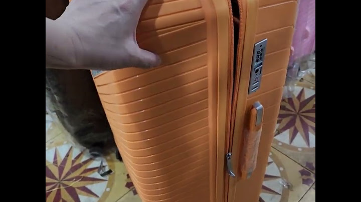 Đi nước ngoài nên mua vali size bao nhiêu năm 2024