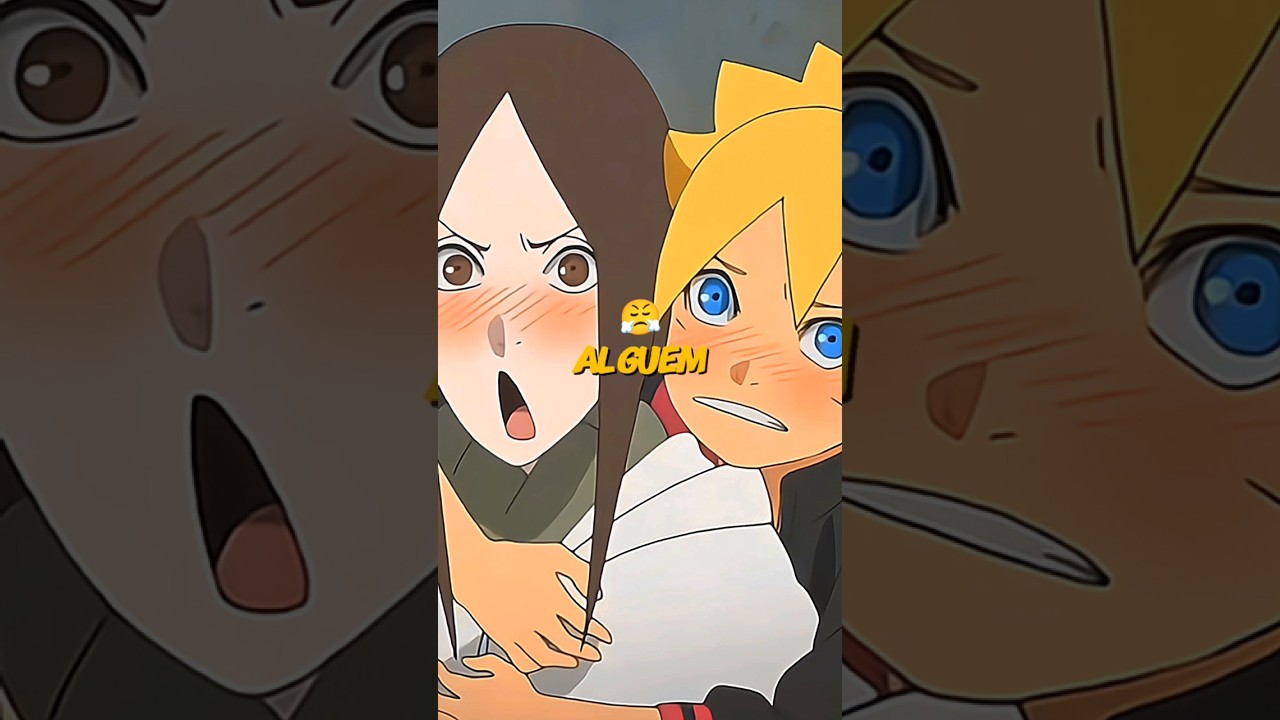 O Boruto sempre anda colado com algum homem… #anime #naruto #boruto