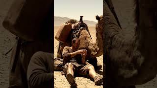 Camel Saves Dehydrated Hiker in Desert 🐪🏜 | Touching Survival Story #Shorts #AnimalFriendship #Resc