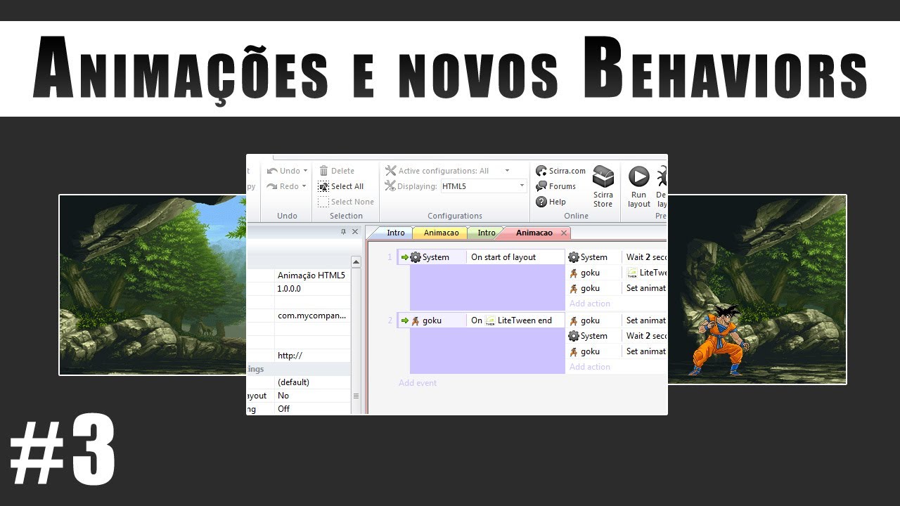 Tutorial #3 - Novos Behaviors e Animações com Construct 2 - YouTube