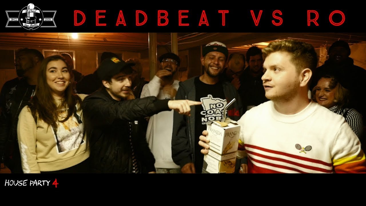 deadBeat vs RO - No Coast Raps | House Party 4