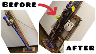 【素人DIY】超簡単！！解説付！ダイソンスタンド・改！　ハンドメイドインテリア