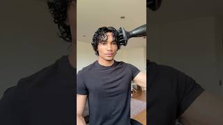 This is a WIG Realistic curly lace front install for men