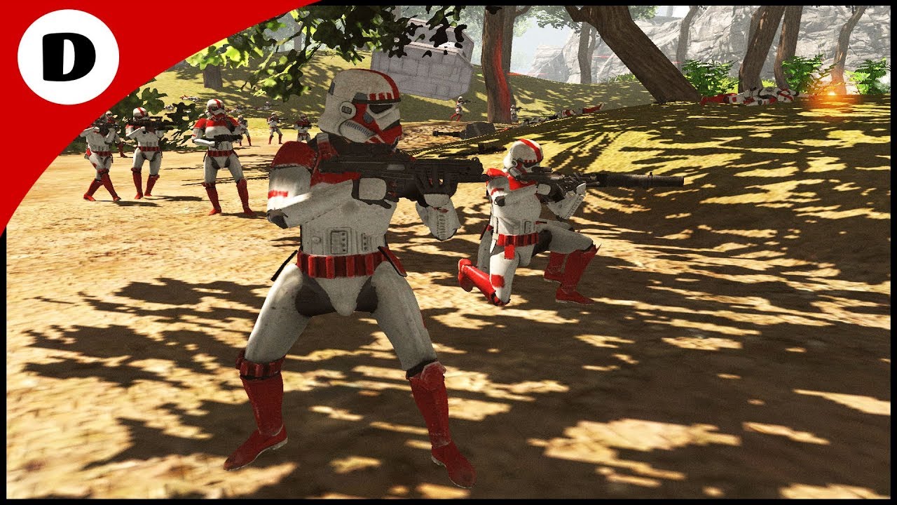 The Battle of Half-Axe Pass - Shock Trooper Assault! ~ Men of War: Star Wars Mod
