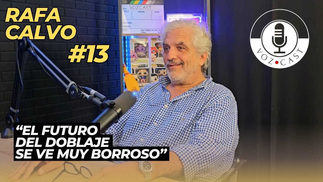 VozCast #13 Rafa calvo | Actor y director de doblaje, Marvel, escuela de doblaje de Barcelona.