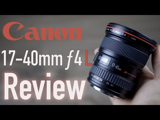 Canon mm F4 L USM Review   YouTube