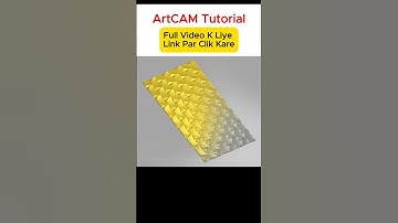 3D MDF Panels Ka Magic ArtCAM Mein! #designer #tutorial #ishadhiya #machine #shorts #3d #viralvideo