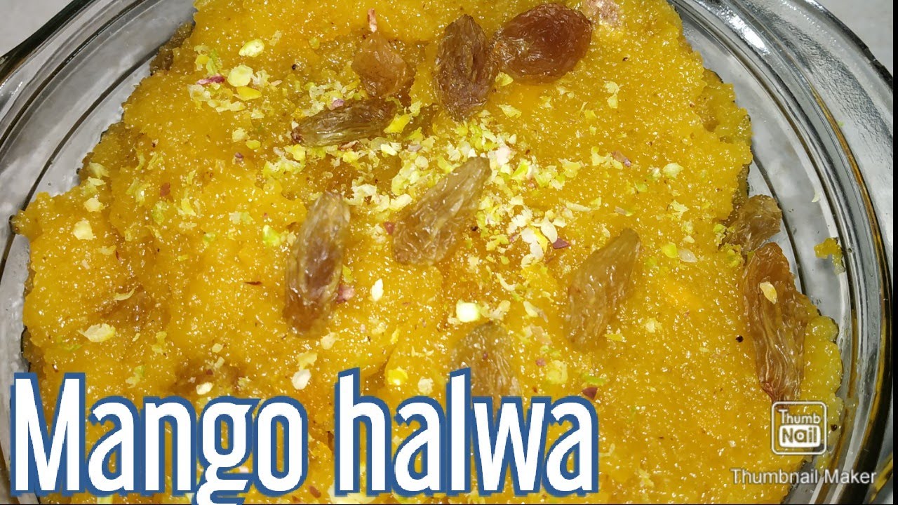 Mango Halwa Aam Halwa Sweet Dish Sooji Halwa Aam Sheera Rakhi