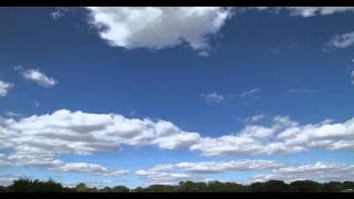 Puffy cloud time lapse