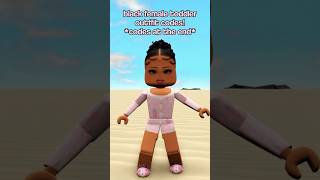 black female toddler outfit codes in roblox 🩷💗#roblox #bloxburg #shorts #toddler