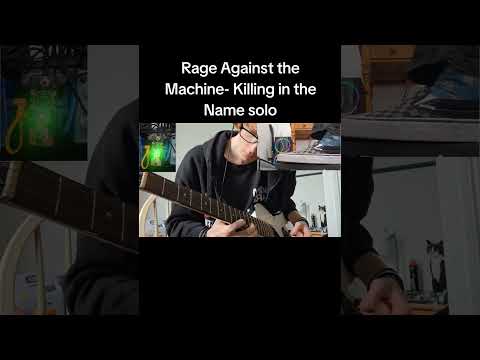 Rage against the Machine- Killing in the name solo #guitar #music #shorts