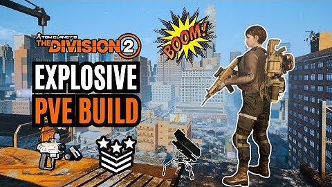 This EXPLOSIVE Build MELTS Legendary Enemies Sticky Bomb and Mortar Combo the division 2 year 7 s1.2