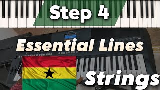 Keyboard Strings Tutorials - Step 4(Important Ghanaian worship chords)