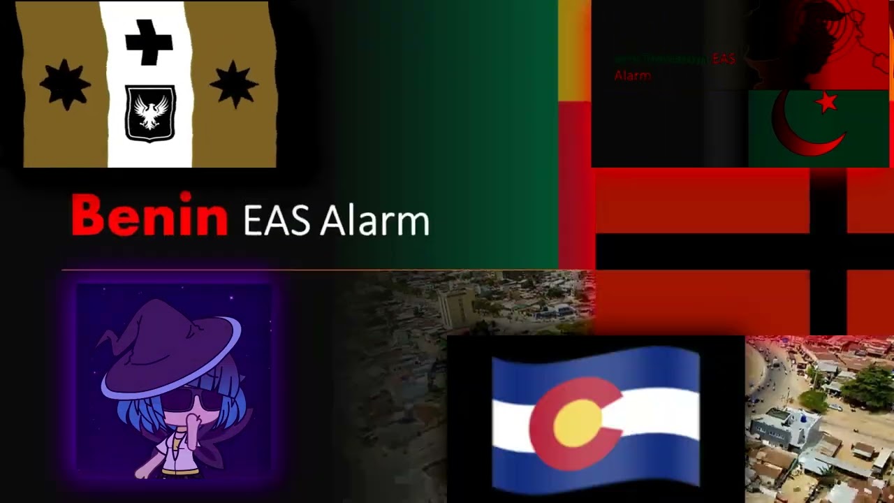 Pakistan 2005, Turkeristan 2017, Benin, Colorado, Devin Republic EAS Alarms has a Sparta Porta Remix