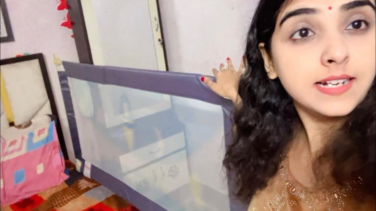 Baby bed rail guards for babies safety