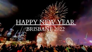 Brisbane's New Year's fireworks 2022 I Happy New Year 2022 from Australia ✨