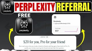Perplexity AI Free | Perplexity Pro Free | Perplexity - Comet Browser | Perplexity Referral Program