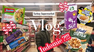 Turkey Supermarket Vlog 🇹🇷: Ada Indomie?!! Mahal gak ya? surga coklat   pake uang beasiswa YTB