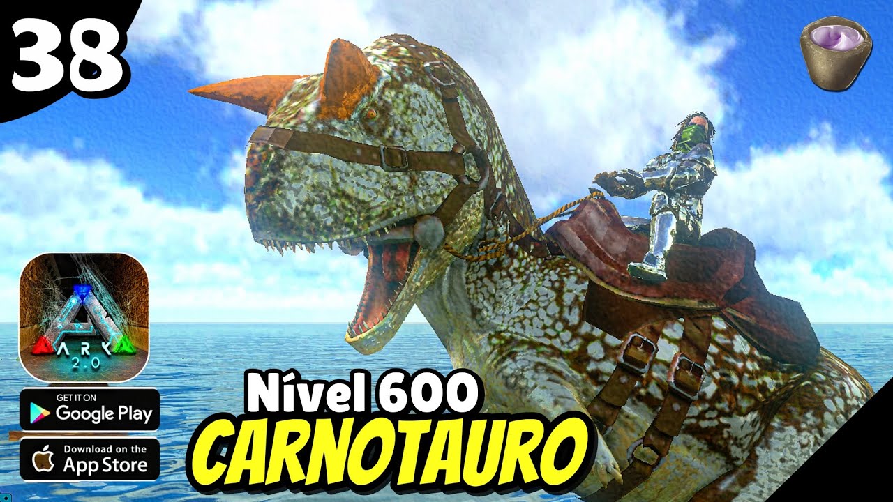 O DINO MAIS FORTE DA SÉRIE 🦖🔥 LEVEL MAX NO BRUTAL - Ark mobile ORIGENS EP 38 #arkmobile #viral #ark 