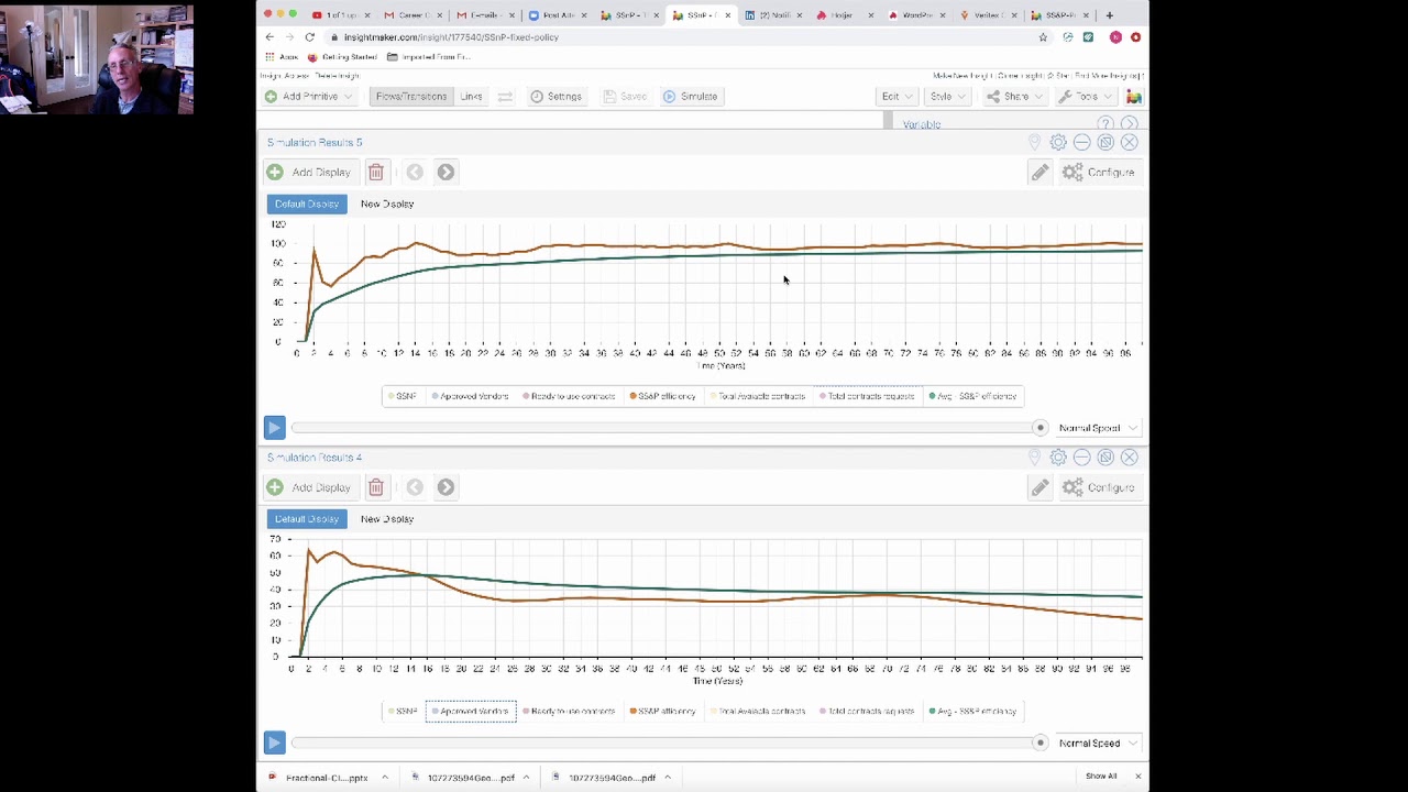 How to use simulation to depict the impact of a solution on a business problem.